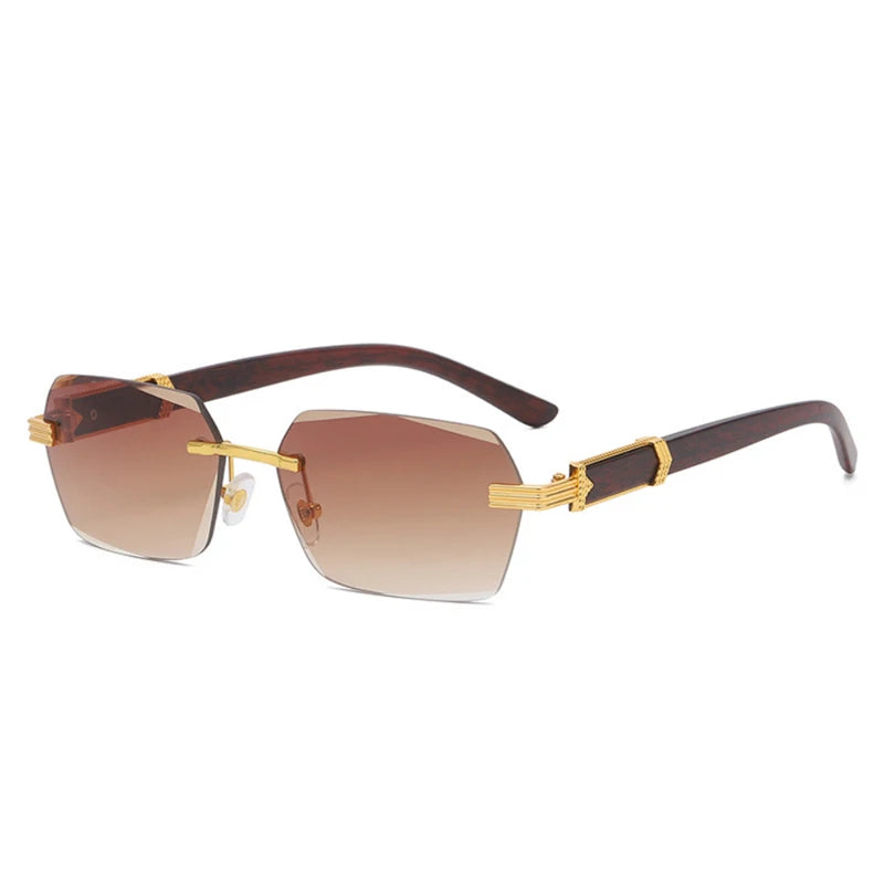 2024 Sunglasses Rectangle Fashion Popular Women Men Shades Small Square Sun Glasses For Female male Summer Traveling Oculos