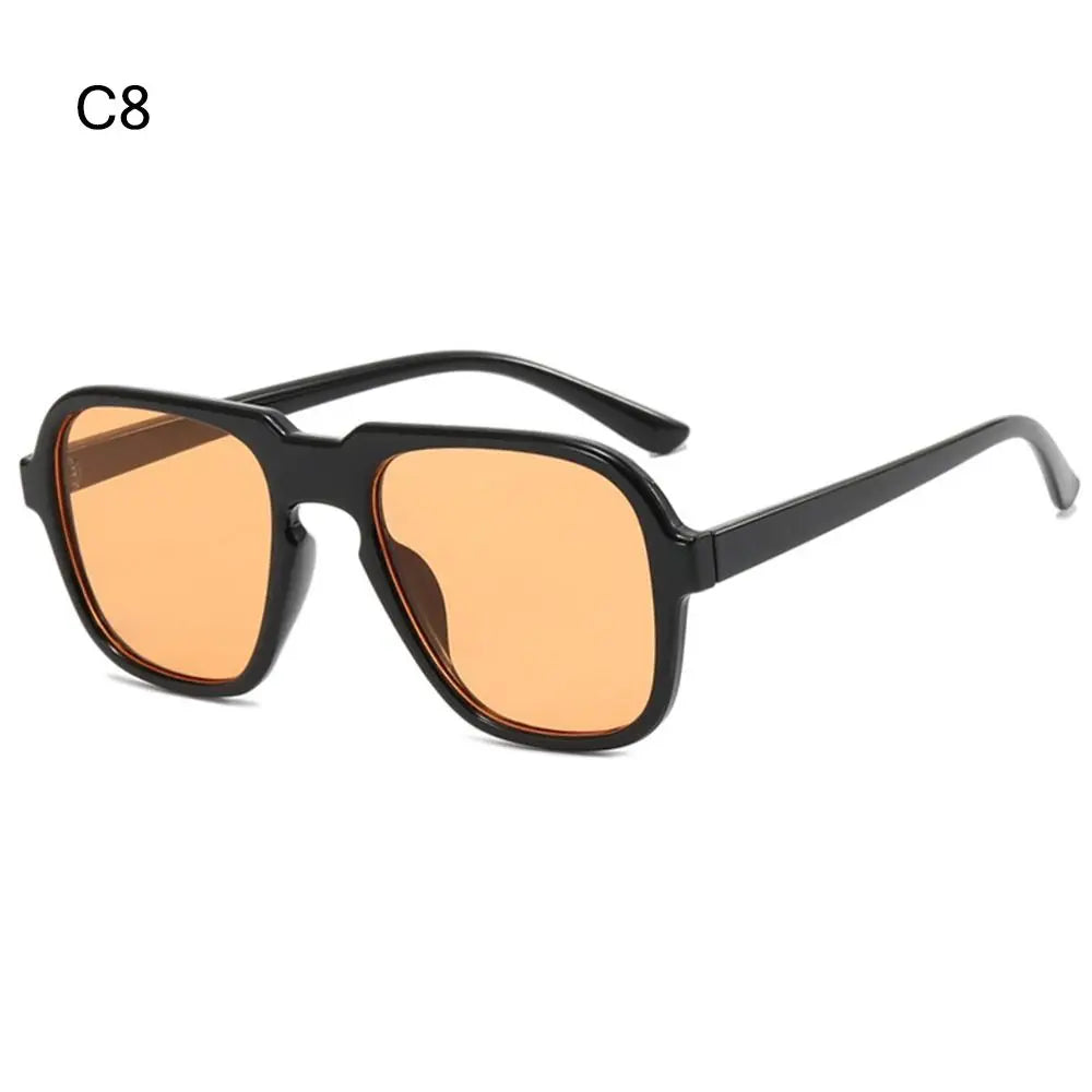 Beach Sunnies Sun Glasses Vintage Sunglasses For Women and Men Clear Ocean Gradient Lens Retro Shades Eyewear Summer Accessory