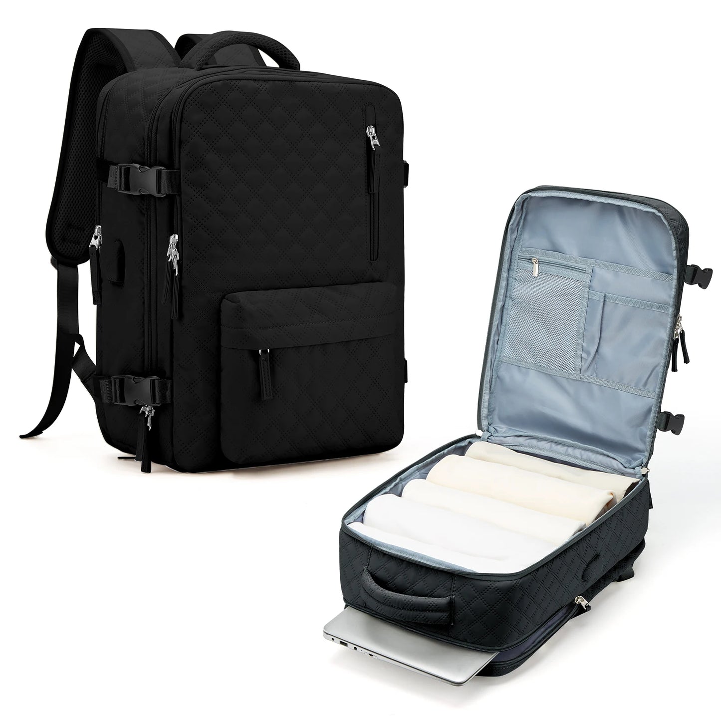 Laptop Backpack for Women Men, Travel Backpack Casual Work Bag 15.6 inch College Backpack Carry On Wizzair 40x30x20 Backpacks