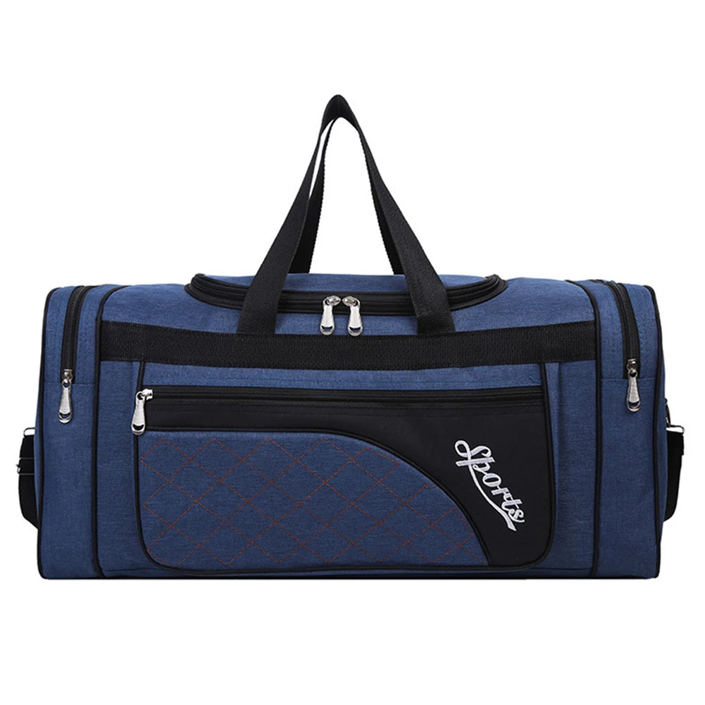 Oxford Dry Wet Separation Bags Waterproof Fitness Training Bag Multifunctional Wear-resistant Side Zippers for Outdoor Football