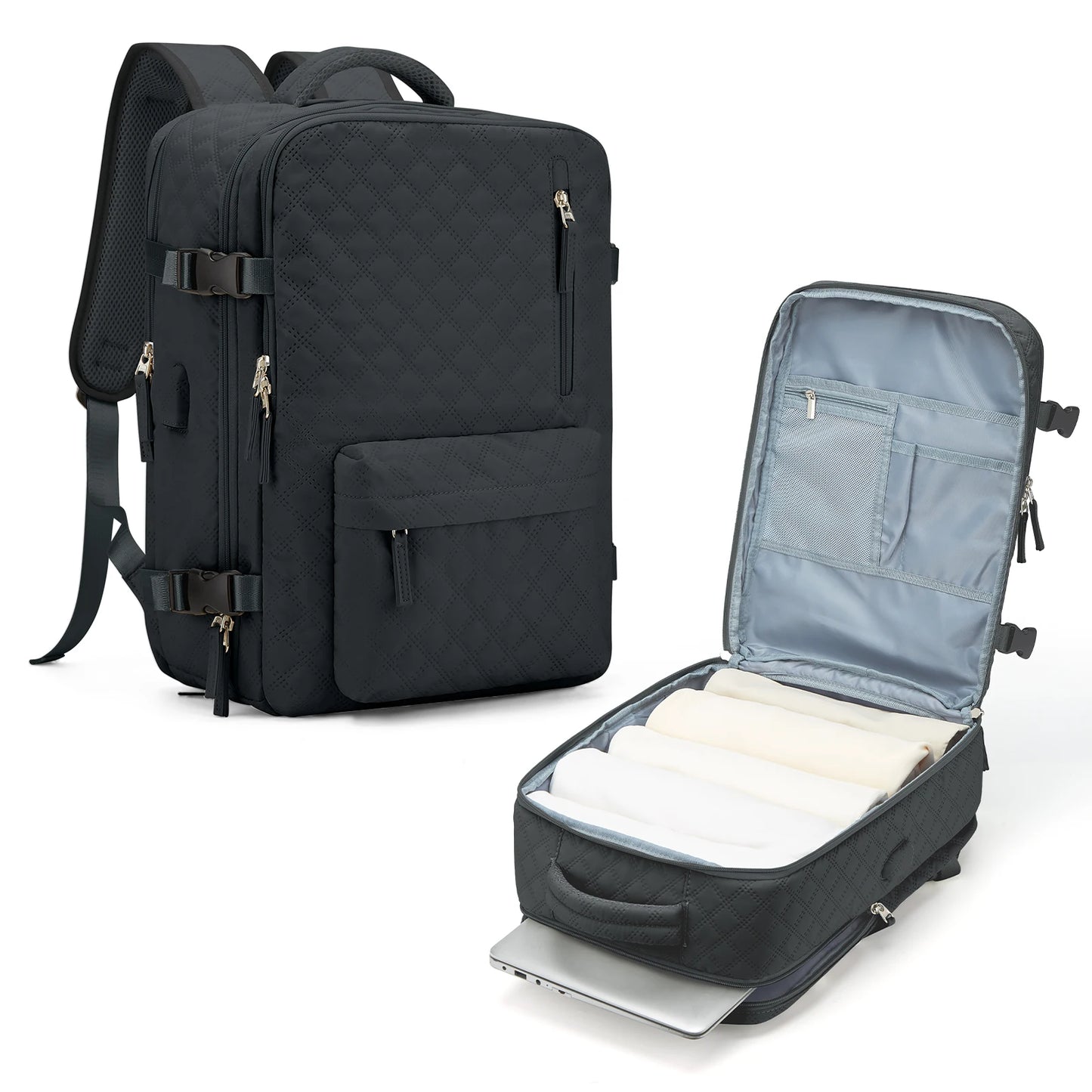 Laptop Backpack for Women Men, Travel Backpack Casual Work Bag 15.6 inch College Backpack Carry On Wizzair 40x30x20 Backpacks