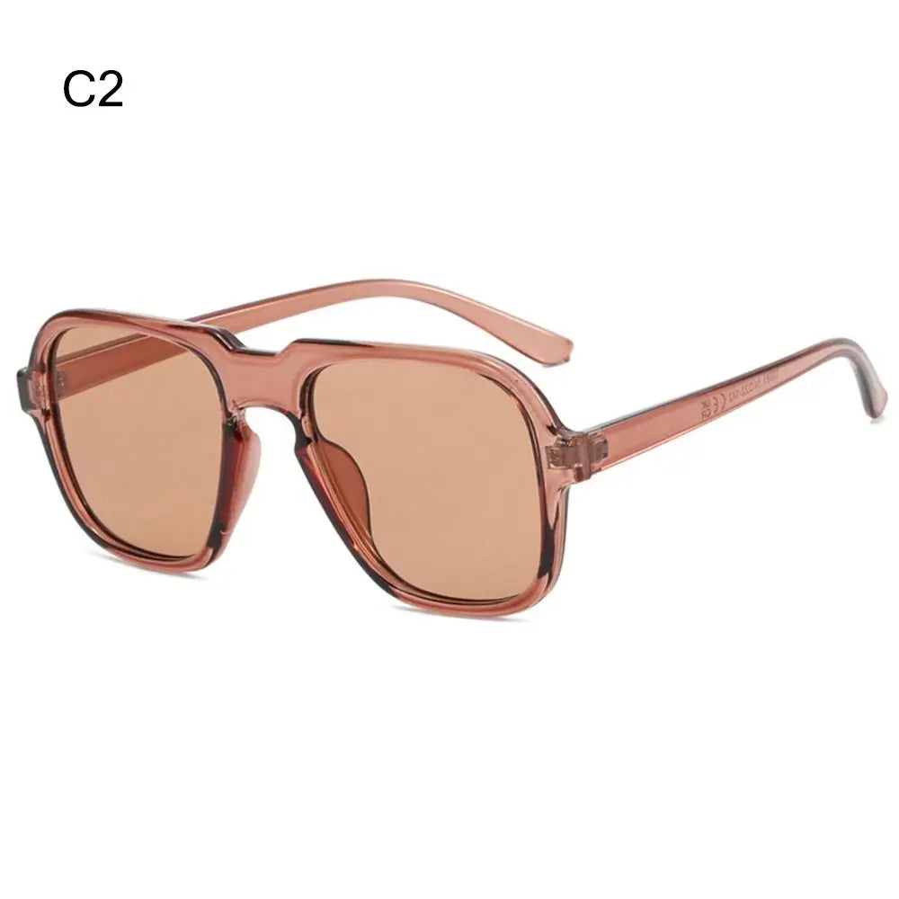 Beach Sunnies Sun Glasses Vintage Sunglasses For Women and Men Clear Ocean Gradient Lens Retro Shades Eyewear Summer Accessory