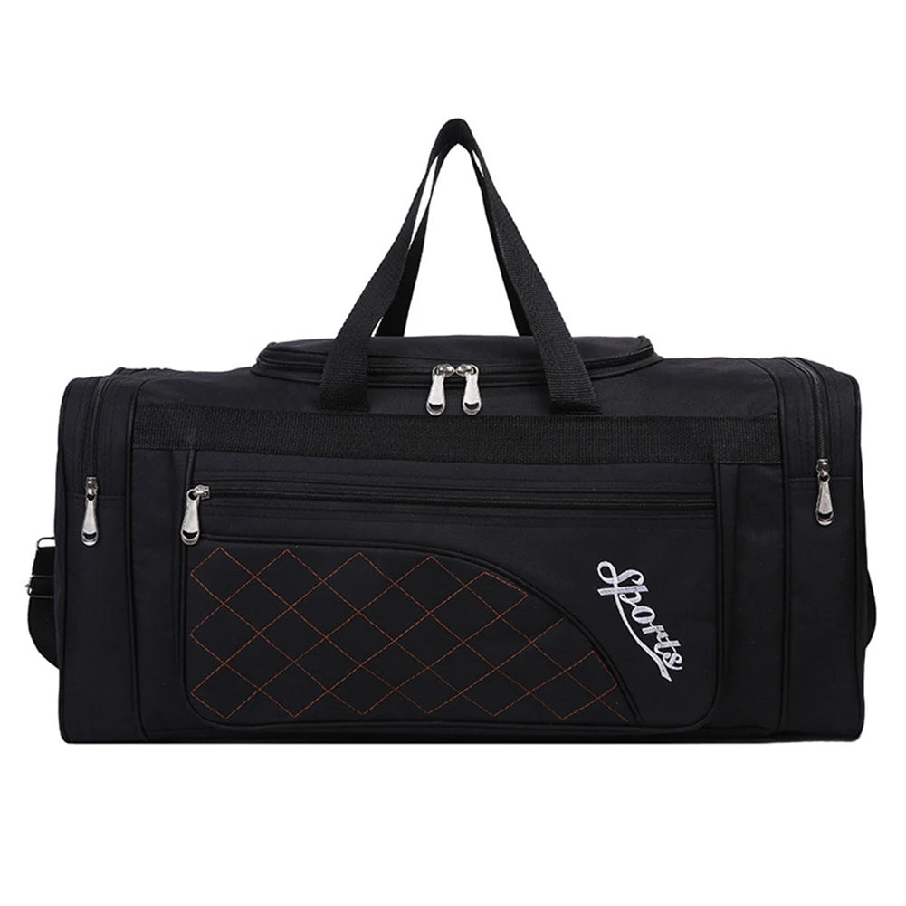 Oxford Dry Wet Separation Bags Waterproof Fitness Training Bag Multifunctional Wear-resistant Side Zippers for Outdoor Football