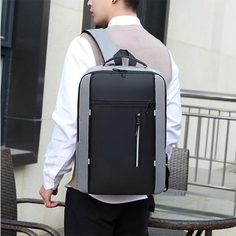Travel Laptop Backpack, Business Slim Sturdy Laptops Backpack,  College School Computer Bag Gift for Men & Women Fits Notebook
