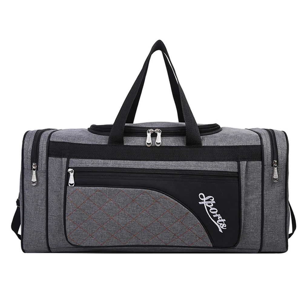 Oxford Dry Wet Separation Bags Waterproof Fitness Training Bag Multifunctional Wear-resistant Side Zippers for Outdoor Football